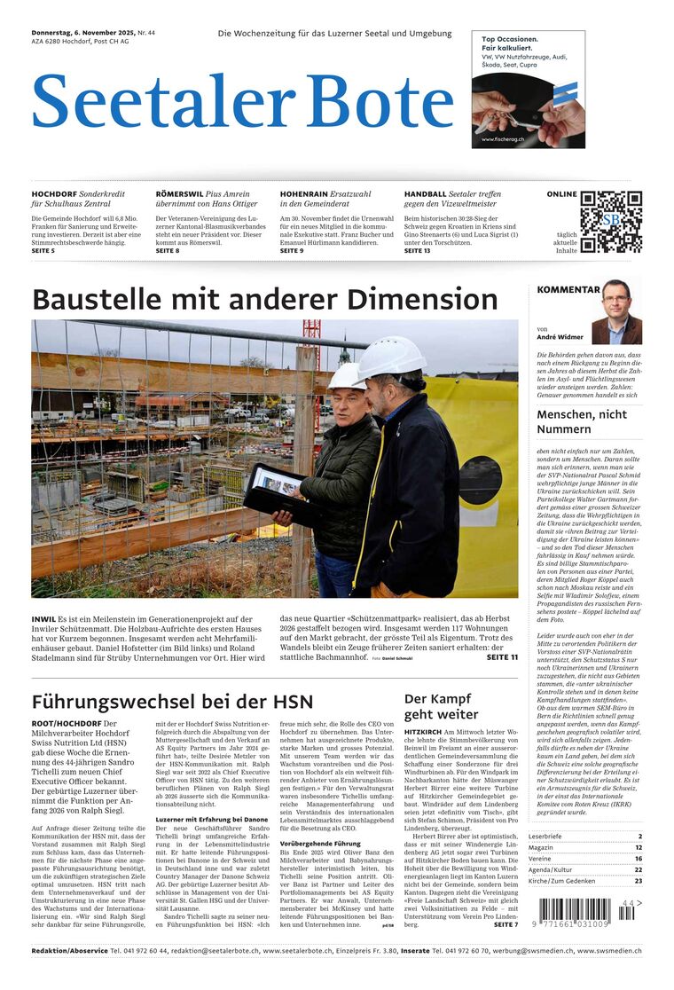 Seetaler Bote 2025-11-06