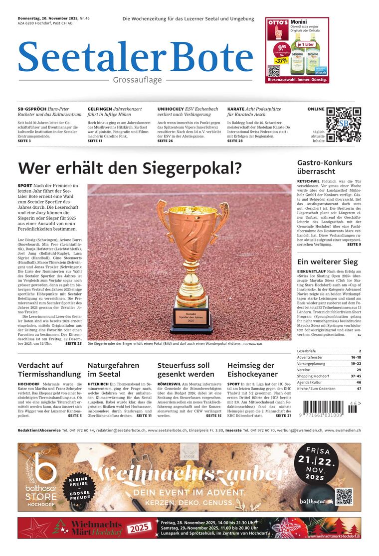 Seetaler Bote 2025-11-20