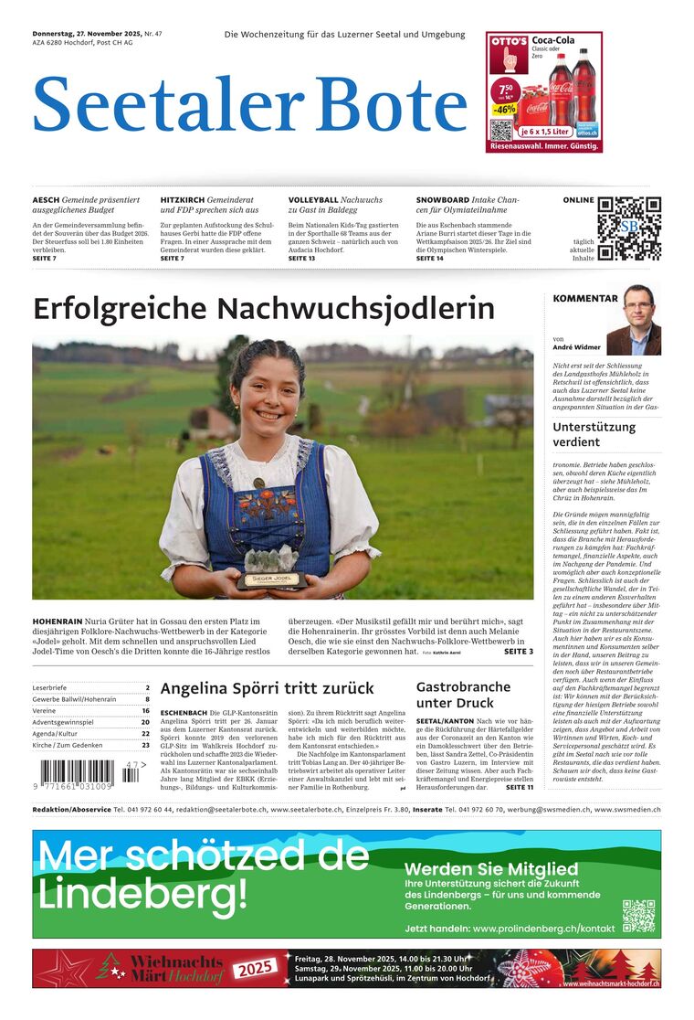 Seetaler Bote 2025-11-27