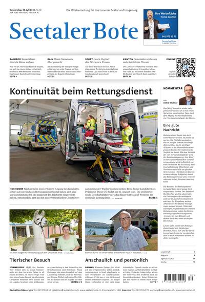 Seetaler Bote 2026-07-30