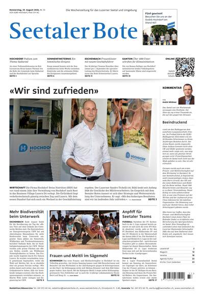 Seetaler Bote 2026-08-20